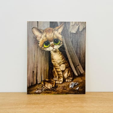 Mid Century Wall Art Pity Kitty by Gig 