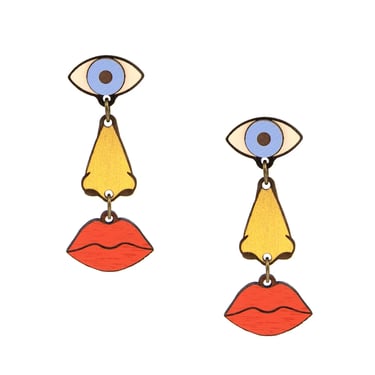 Eye and Nose and Mouth | Earrings