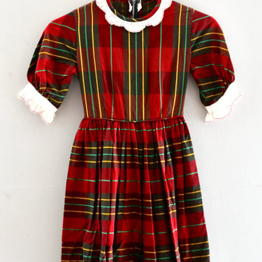 Vintage 1950s Plaid Dress