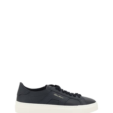 Santoni Men Leather Sneakers