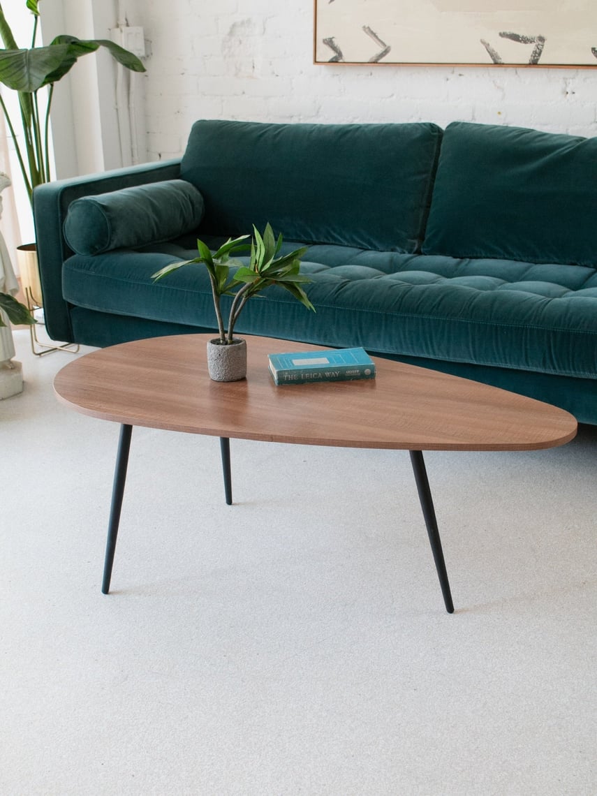 Modern Walnut Coffee Table | Sunbeam Vintage | Highland Park - Los ...