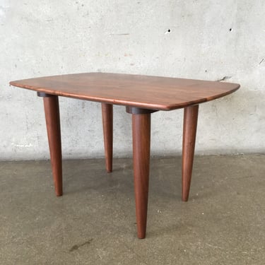 Mid Century Modern Solid Walnut End Table by Ace Hi