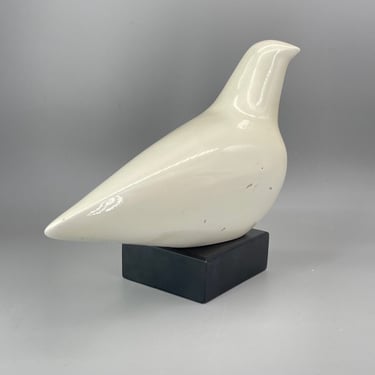 1960s Vintage Cleo Hartwig Peace Dove Bird for Sculptor Collectors Inc. Mid-Century Modernist Sculptress Businesswoman Retro Abstract 