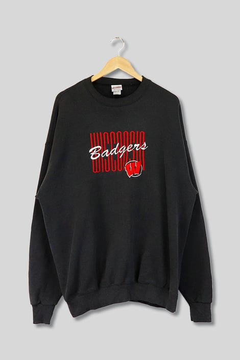 Vintage Wisconsin Badgers Crewneck Sweatshirt Sz XL