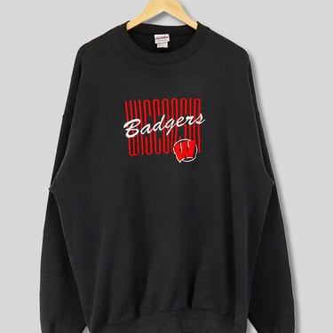 Vintage Wisconsin Badgers Crewneck Sweatshirt Sz XL