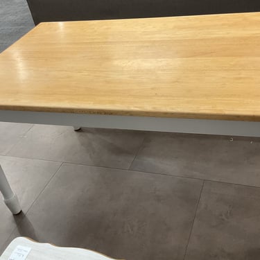 White & Blonde Dining Table