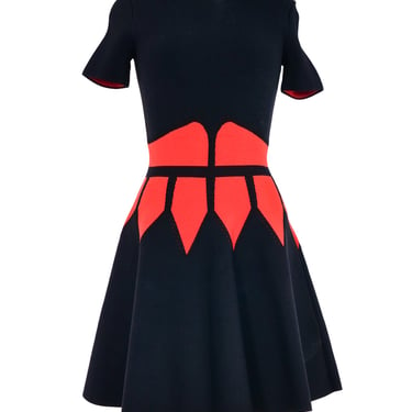 Alexander McQueen Knit Fit and Flare Dress