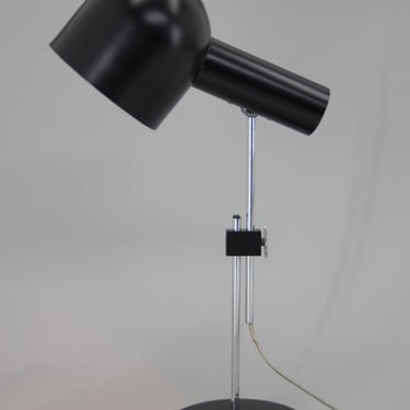 Flexible Table Lamp by Napako, 1960, Restored / Vintage Table Lamp / Black Table Lamp / Desk Lamp 