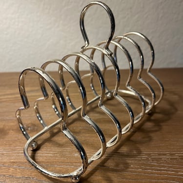 Vintage Silverplated English Toast Rack 