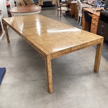 Brass Burl Table w/Leaves