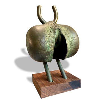 Large Surrealist Abstract Bronze Sculpture circa 1960s