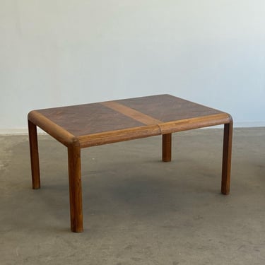 Oak Post Modern Dining Table 