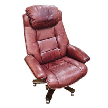 Congac Leather Office Chair