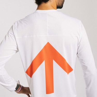 Chance Running AROW Lightweight Long Sleeve Tee - White