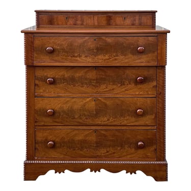 Antique 1840’s Transitional Mahogany Chest of Drawers 