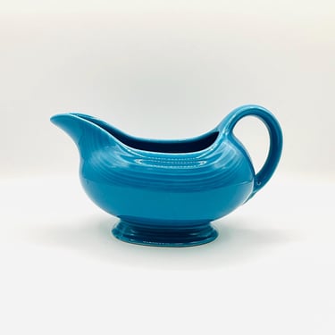 Vintage Fiestaware Turquoise Gravy Boat by LeChalet