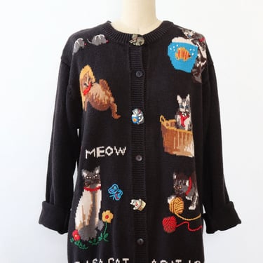 A Cat Is A Cat Cardigan S/M