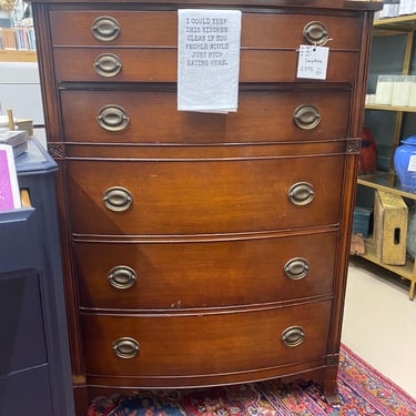 Daphne | Vintage tall dresser I storage I gentleman's chest 