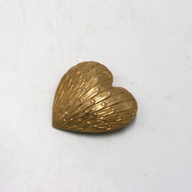 vintage Giovanni heart pin 