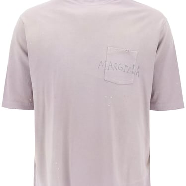Maison Margiela Handwritten Logo T-Shirt With Written Text Men