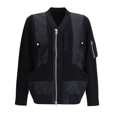 Sacai Men Zip Paneled Jacket