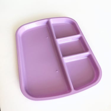 Lilac Melamine Tray 