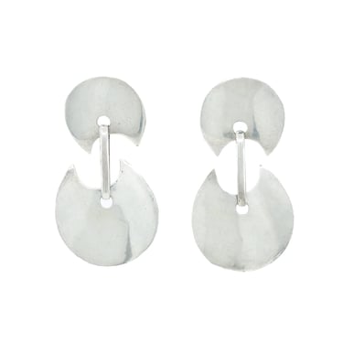 Sterling Silver Doorknocker Earrings