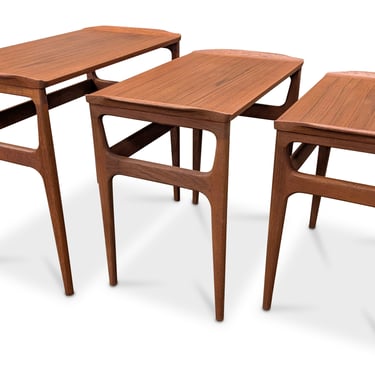 Teak Nesting Tables - 032542