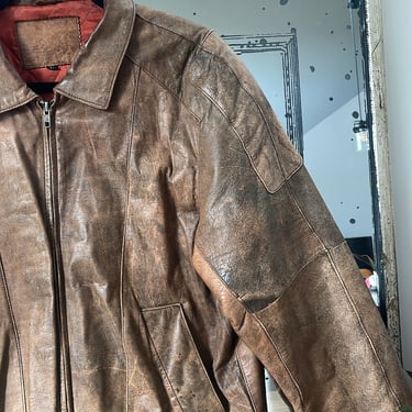 VTG 80s Scettro Italian Leather Jacket | The Metal Romantic Shop 
