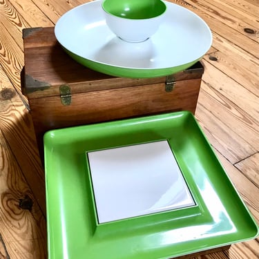 Vintage Georges Briard Boutique Series Chip Drip Serving Tray Mid Century Modern Mod 1970s 