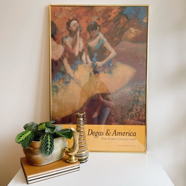 Framed Degas & America Exhibition Print