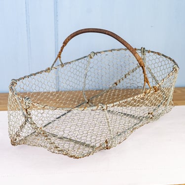 Vintage French Wired Basket