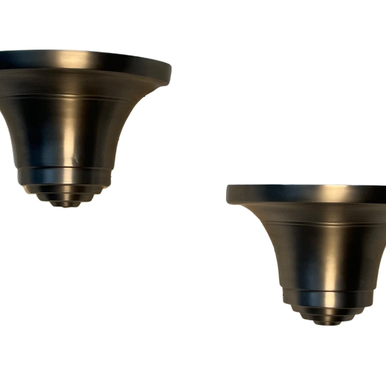 One PAIR (two available) of 1940s Streamline Art | Filament Vintage ...