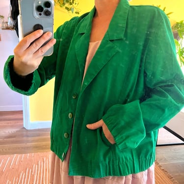 1980s Bright Green Jacket 80s Clothing Festival Clothes 