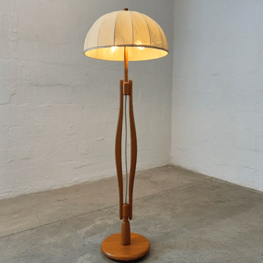 Danish Teak Floor Lamp - #A1553