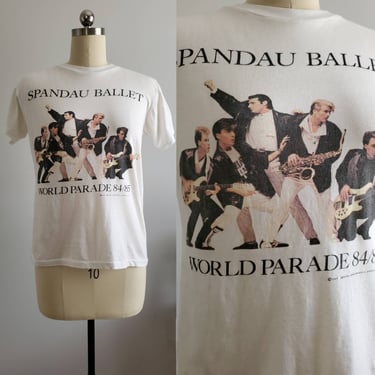 Rare Spandau Ballet World Parade 84/85 T-shirt 80's Concert Tee 80s Band Tshirt 