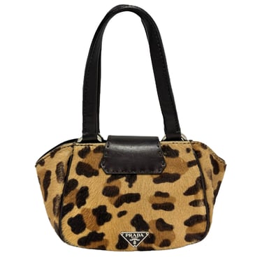 Prada Cheetah Mini Logo Bag