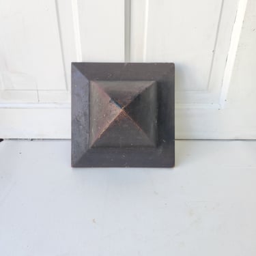 Newel Post Cap, Urn Newel Post Top, Wood Post Top, Wooden Post Cap, Bannister Cap, Staircase Post, Baluster Top Cap, Antique Newel 112501 