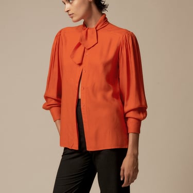 Kenzo Tie Collar Blouse