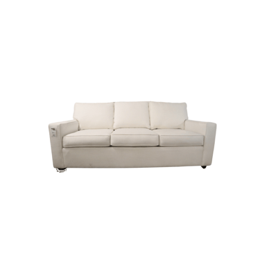 White Twill Sofa