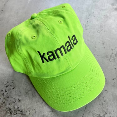 Kamala neon green brat Baseball Cap Unisex Dad Hat Harris