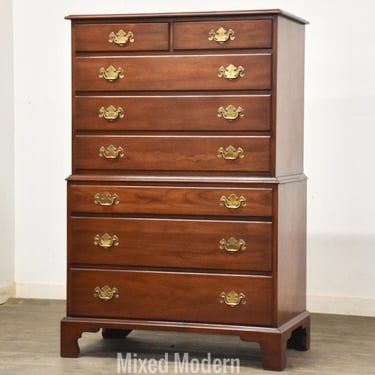 Henkel Harris Solid Cherry Tall Dresser 