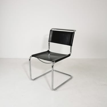 1 of 3 Mid-Century Vintage S33 chair from Mart Stam Italy 1980er 