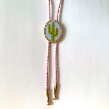 Rhinestone Cactus Bolo