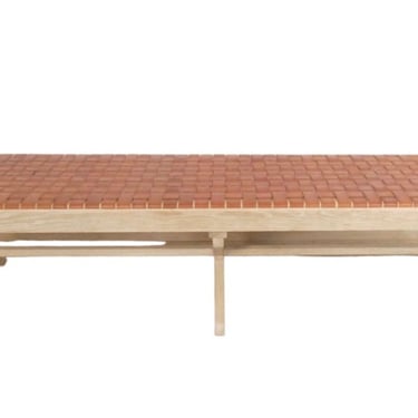Lucca Studio Sadie Bench (Brown Leather)
