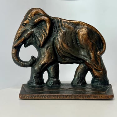 1920s Art Deco Elephant Bookends 
