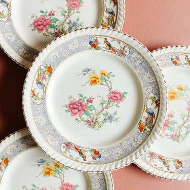 "Old English" floral plate set by johnson brothers