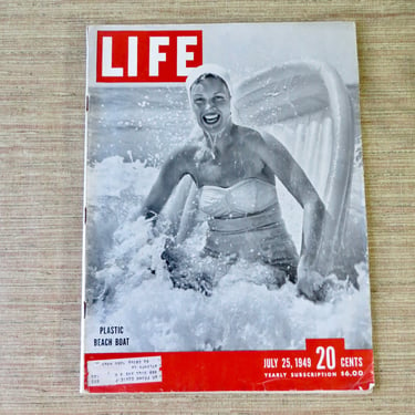 Vintage Life Magazine - July 25, 1949 - 1949 Life Magazine 