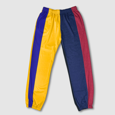 primary colors 'color block' joggers