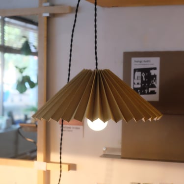 Pleated Pendant Light